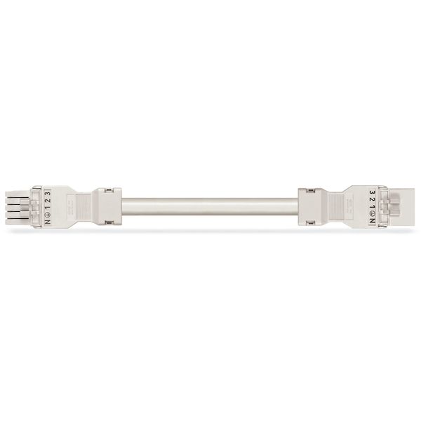 pre-assembled interconnecting cable Eca Socket/plug white image 3