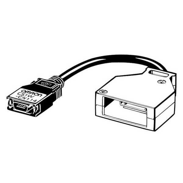 Communication adapter, CQM1-PRO01 to CS1/CQM1H/CPM2C, 0.1 m CS1W3035R image 1