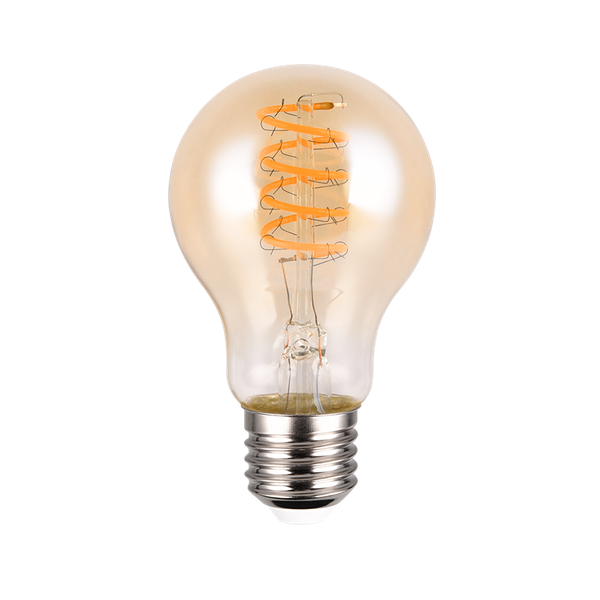 Bulb LED E27 filament classic 7W 400lm 1800K amber switch dimmer image 1