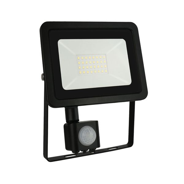 NOCTIS LUX 2 SMD 230V 30W IP44 WW black with sensor image 6