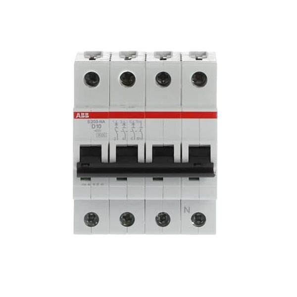 S203-C10NA Miniature Circuit Breaker - 3+NP - C - 10 A image 4