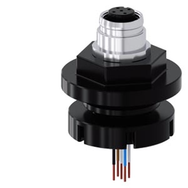 adapter M12 socket, 5-pole, for M20... image 1