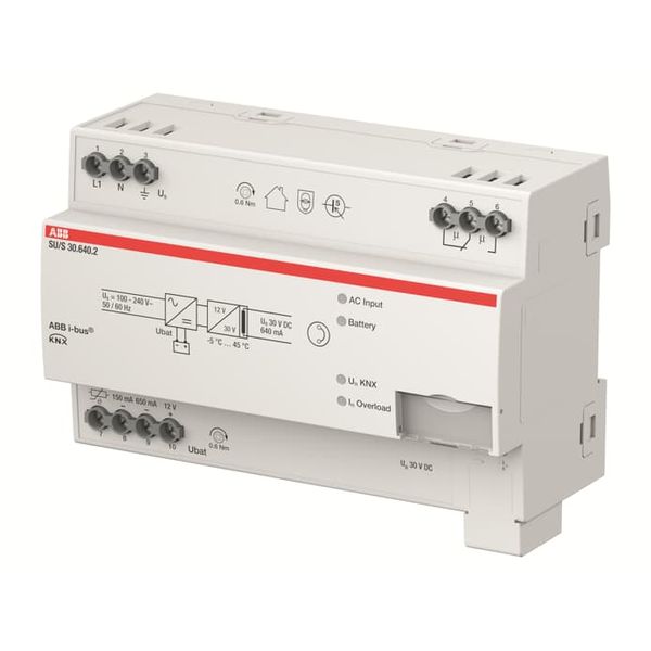 SU/S30.640.2 Uninterruptible KNX Power Supply, 640 mA, MDRC image 1