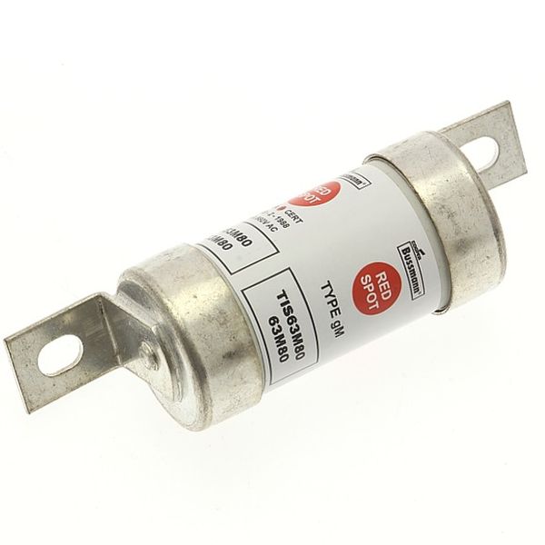 Fuse-link, LV, 63 A, AC 660 V, DC 460 V, BS88/A3, 22 x 86 mm, gM, BS, 63M80 image 3