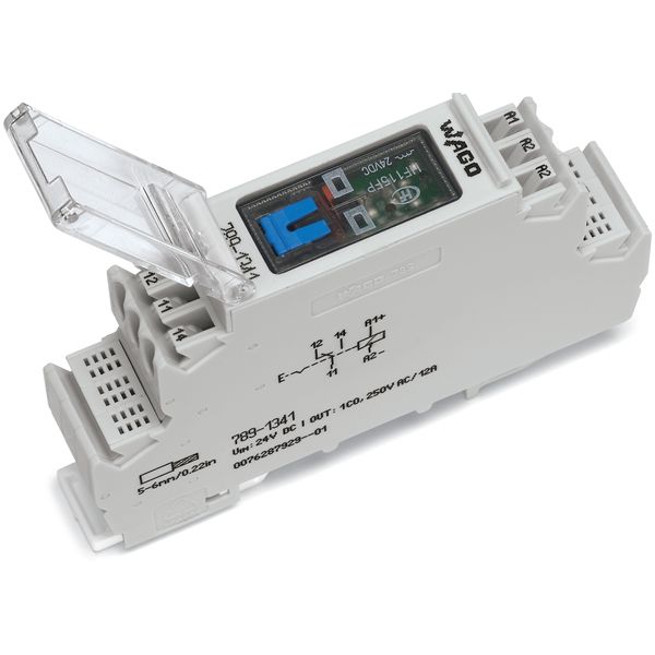 Relay module Nominal input voltage: 24 VDC 1 changeover contact image 3