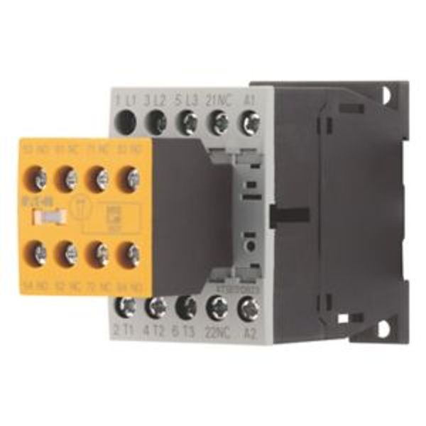 Safety contactor, 380 V 400 V: 5.5 kW, 2 N/O, 3 NC, 24 V DC, DC operation, Screw terminals, with mirror contact. image 8