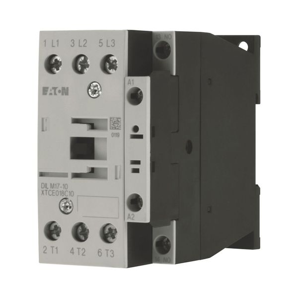 Contactor, 3 pole, 380 V 400 V 7.5 kW, 1 N/O, 110 V 50 Hz, 120 V 60 Hz, AC operation, Screw terminals image 9