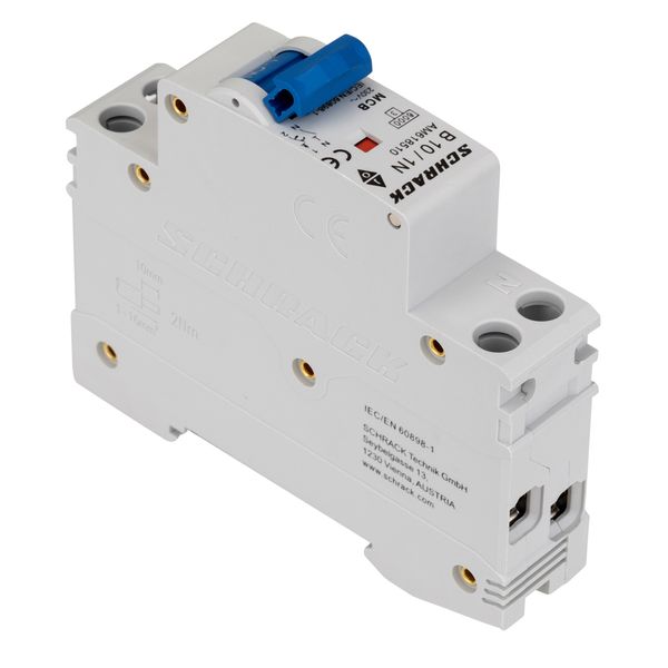 Miniature Circuit Breaker (MCB) AMPARO 6kA, B 10A, 1+N, 1MW image 7