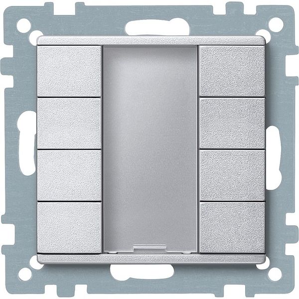 Button 4-fold plus, aluminum, system M image 1