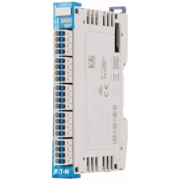 Digital input module, 20 digital inputs 24 V DC each, Negative switching, 5.0 ms image 4
