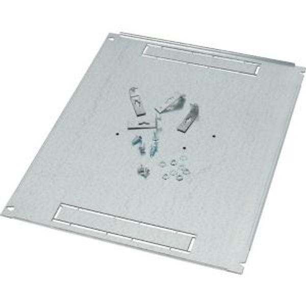 Mounting plate, +mounting kit, for GS 3, vertical, 3p, HxW=600x600mm image 2