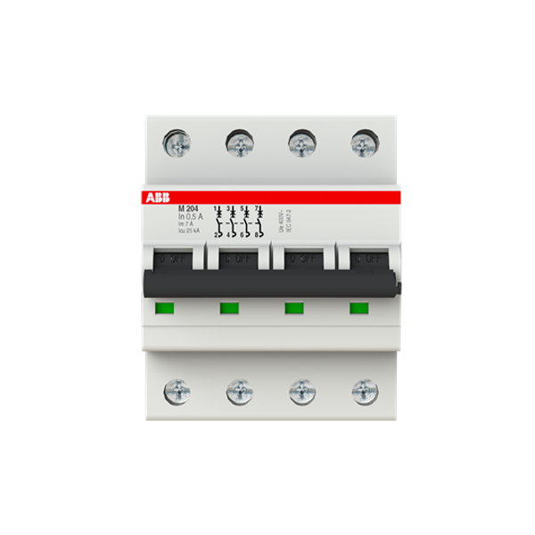 M204-0.5A Miniature Circuit Breaker - 4P - 0.5 A image 2
