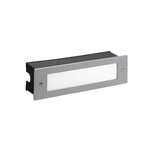 Recessed wall lighting IP66 Micenas LED Pro LED 8.7W 4000K Grey 779lm image 1