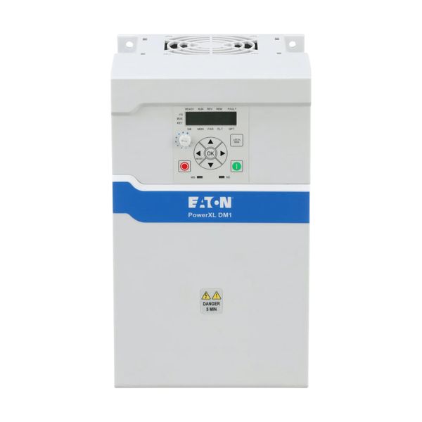 Variable frequency drive, 600 V AC, 3-phase, 18 A, 11 kW, IP20/NEMA0, 7-digital display assembly, Setpoint potentiometer, Brake chopper, FS4 image 2