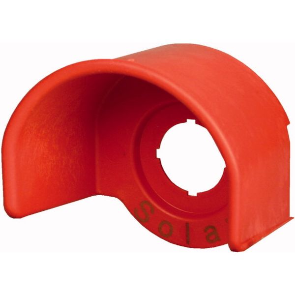 Guard-ring, red, with SOLAR laser inscribed image 2