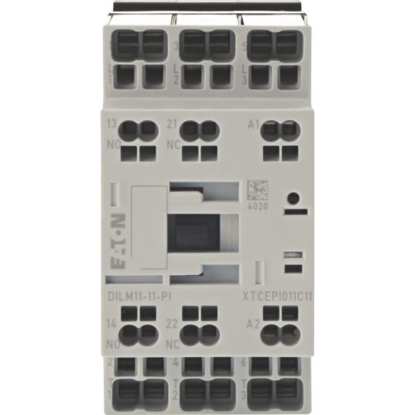 Contactor, 3 pole, 380 V 400 V 5 kW, 1 N/O, 1 NC, 110 V 50 Hz, 120 V 60 Hz, AC operation, Push in terminals image 13