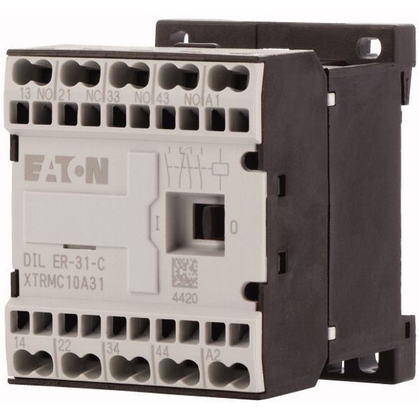 Contactor relay, 115V 60 Hz, N/O = Normally open: 3 N/O, N/C = Normall image 3