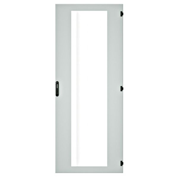 IS-1 door glass 1-part 80x120 RAL9005 black image 1