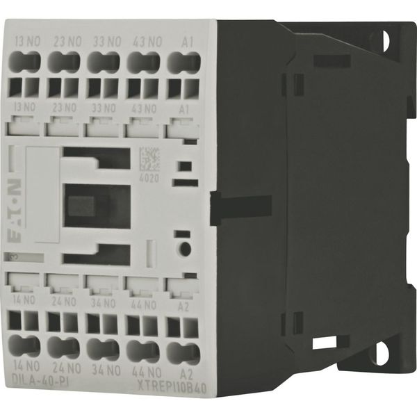 Contactor relay, 24 V DC, 4 N/O, Push in terminals, DC operation image 14