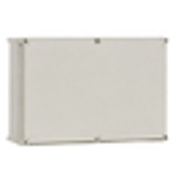 Polyamide case with PC-cover, grey, 180x135x129mm image 2