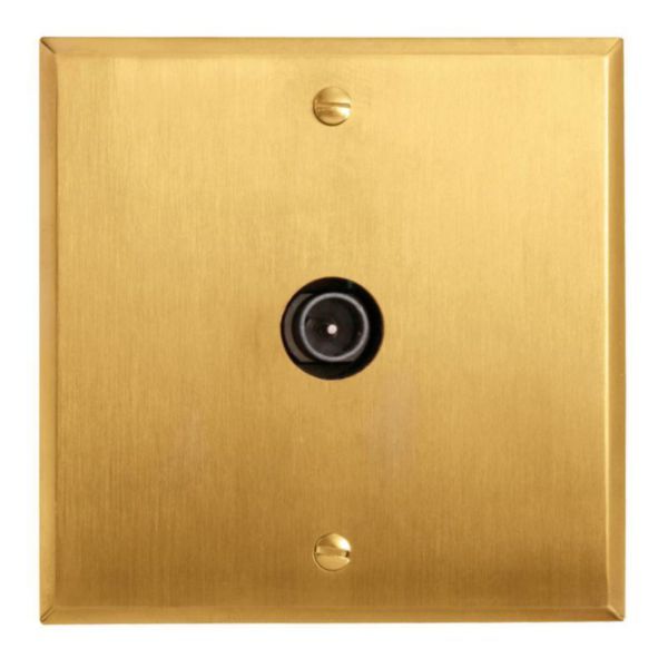 Art d'Arnould universe Memory single television socket - brushed gold image 1