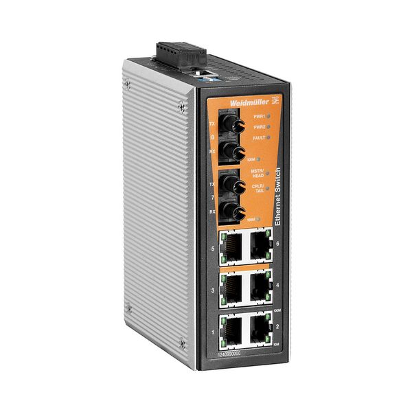 Network switch (managed), managed, Fast Ethernet, Number of ports: 6x  image 1