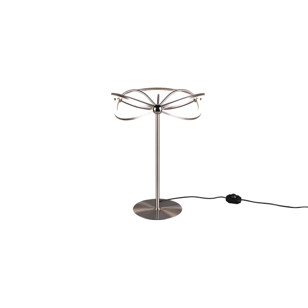 Charivari LED table lamp brushed steel image 1