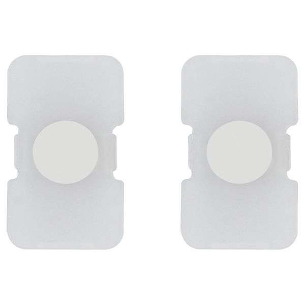2 buttons Tondo lightable white image 1