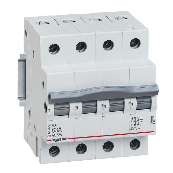 Isolating switch RX³ 4P 63A image 1