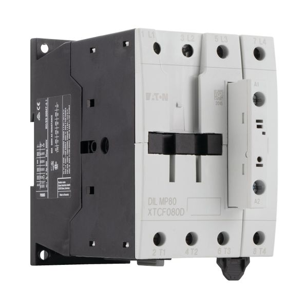 Contactor, 4 pole, 80 A, 110 V 50 Hz, 120 V 60 Hz, AC operation image 11