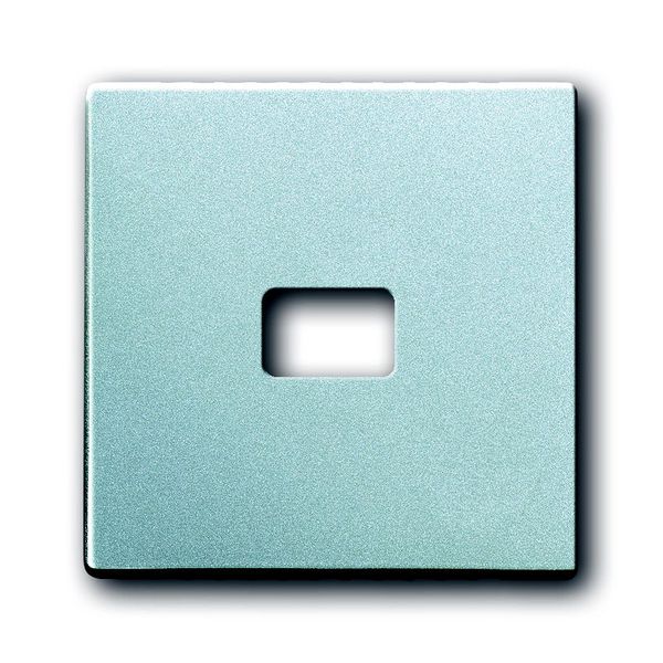 1720-83 CoverPlates (partly incl. Insert) future®, Busch-axcent® Aluminium silver image 1