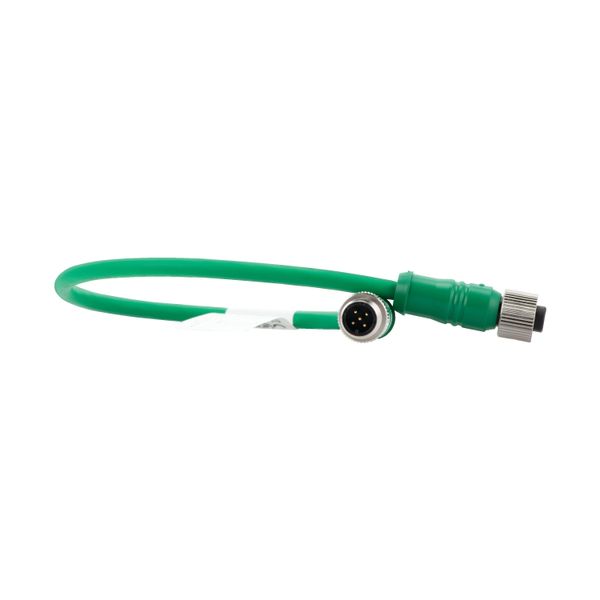 SWD round cable IP67, 0.3 m, 5 pole, prefabricated with M12 plug and M12 socket image 15