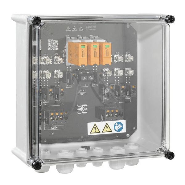 Combiner Box (Photovoltaik), 1000 V, 1 MPP, 3 Inputs / 3 Outputs per M image 2