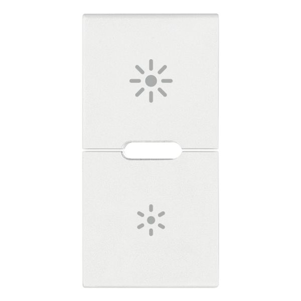 2 half buttons 1M dimmer white image 1