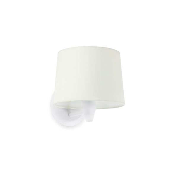 CONGA WHITE WAL LAMP E27 WHITE LAMPSHADE ø215*160* image 1
