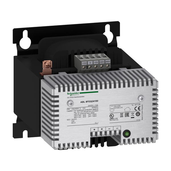 rectified and filtered power supply - 1 or 2-phase - 400 V AC - 24 V - 15 A image 5
