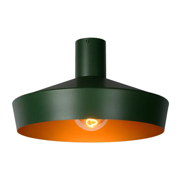 Lucide CARDIFF - Flush ceiling light - Ø 40 cm - 1xE27 - Green image 1