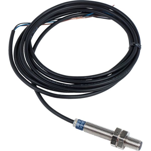 Inductive proximity sensors XS, inductive sensor XS6 M8, L51mm, stainless, Sn2.5 mm, 12...48 VDC, cable 2 m image 1