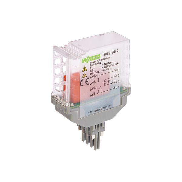 Relay module Nominal input voltage: 24 VDC 2 changeover contacts image 4