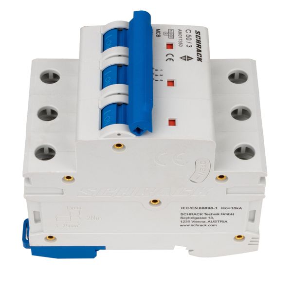 Miniature Circuit Breaker (MCB) AMPARO 10kA, C 50A, 3-pole image 5