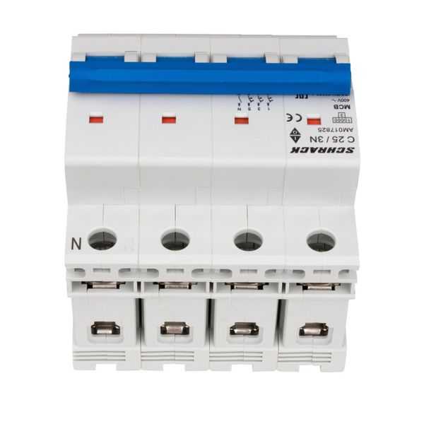 Miniature Circuit Breaker (MCB) AMPARO 10kA, C 25A, 3+N image 5