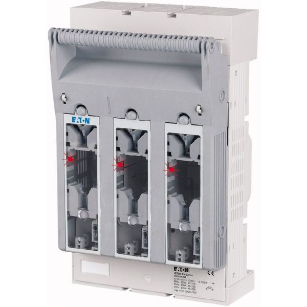 NH fuse-switch 3p flange connection M10 max. 150 mm², mounting plate, light fuse monitoring, NH1 image 22