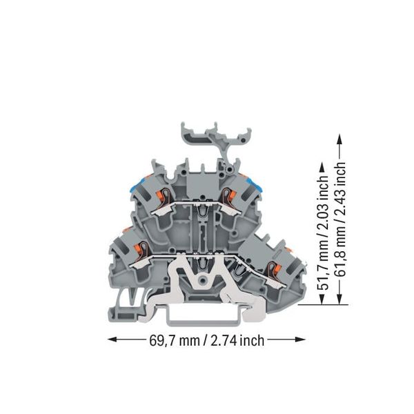 Double-deck terminal block image 1