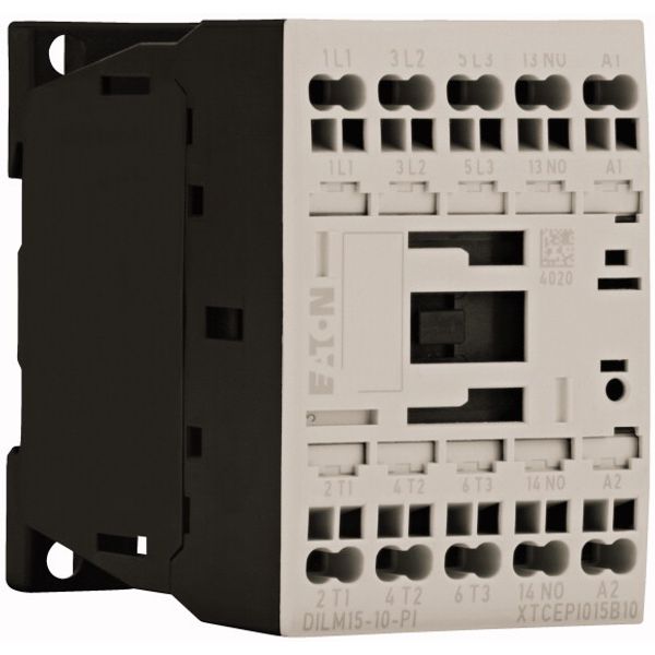 Contactor, 3 pole, 380 V 400 V 7.5 kW, 1 N/O, 110 V 50 Hz, 120 V 60 Hz, AC operation, Push in terminals image 3