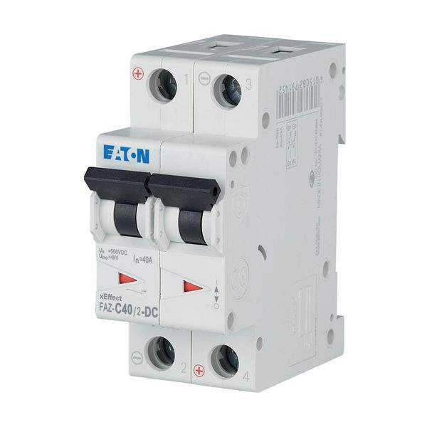 Miniature circuit breaker (MCB), 40 A, 2p, characteristic: C, DC image 11