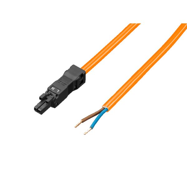 SZ Connection cable, for power supply, 2-pole, 100-240 V, L: 3000 mm, UL image 1