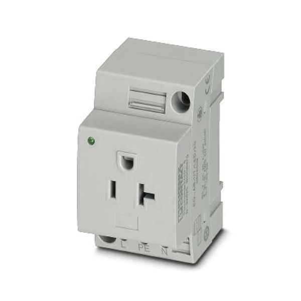 Socket outlet for distribution board Phoenix Contact EO-AB/UT/LED/20 125V 20A AC image 4