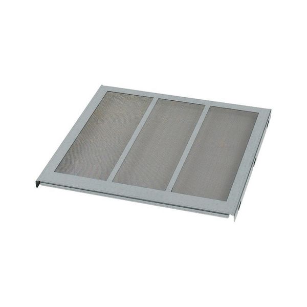 Grid / metal braiding IP4X for door, 3 columns, grey image 2