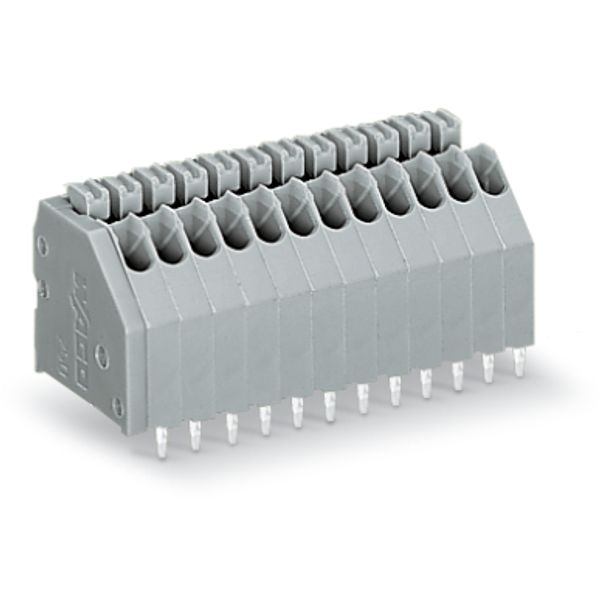 PCB terminal block push-button 0.5 mm² gray image 5