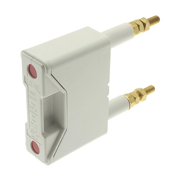 Fuse-holder, LV, 20 A, AC 690 V, BS88/A1, 1P, BS, back stud connected, white image 7